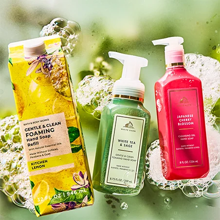 Jabones y desinfectantes de manos