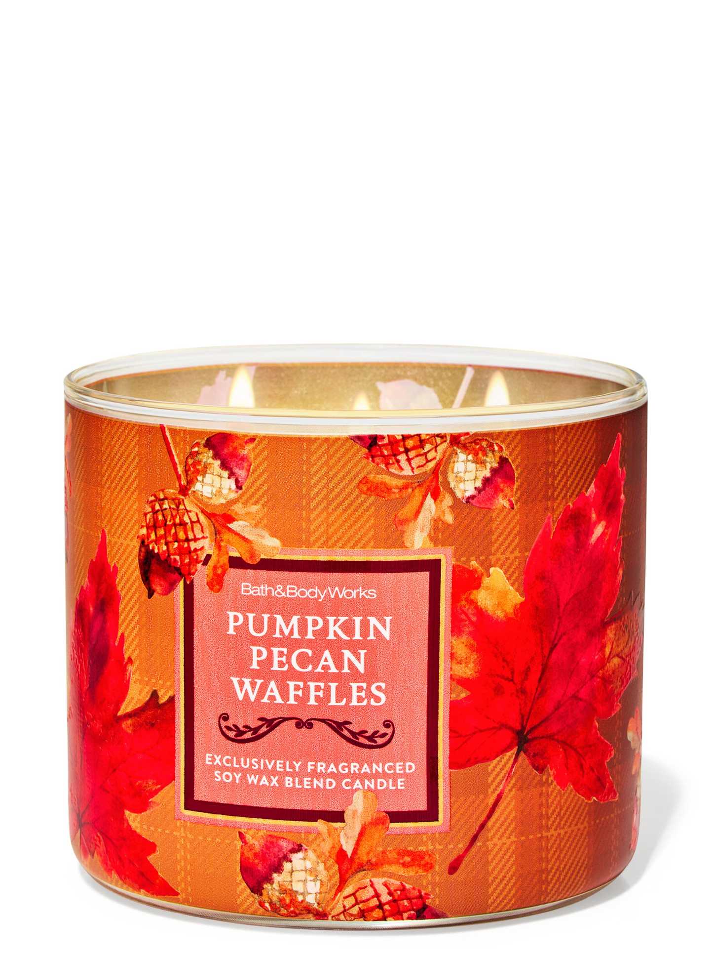 Vela 3 mechas Pumpkin Pecan Waffles
