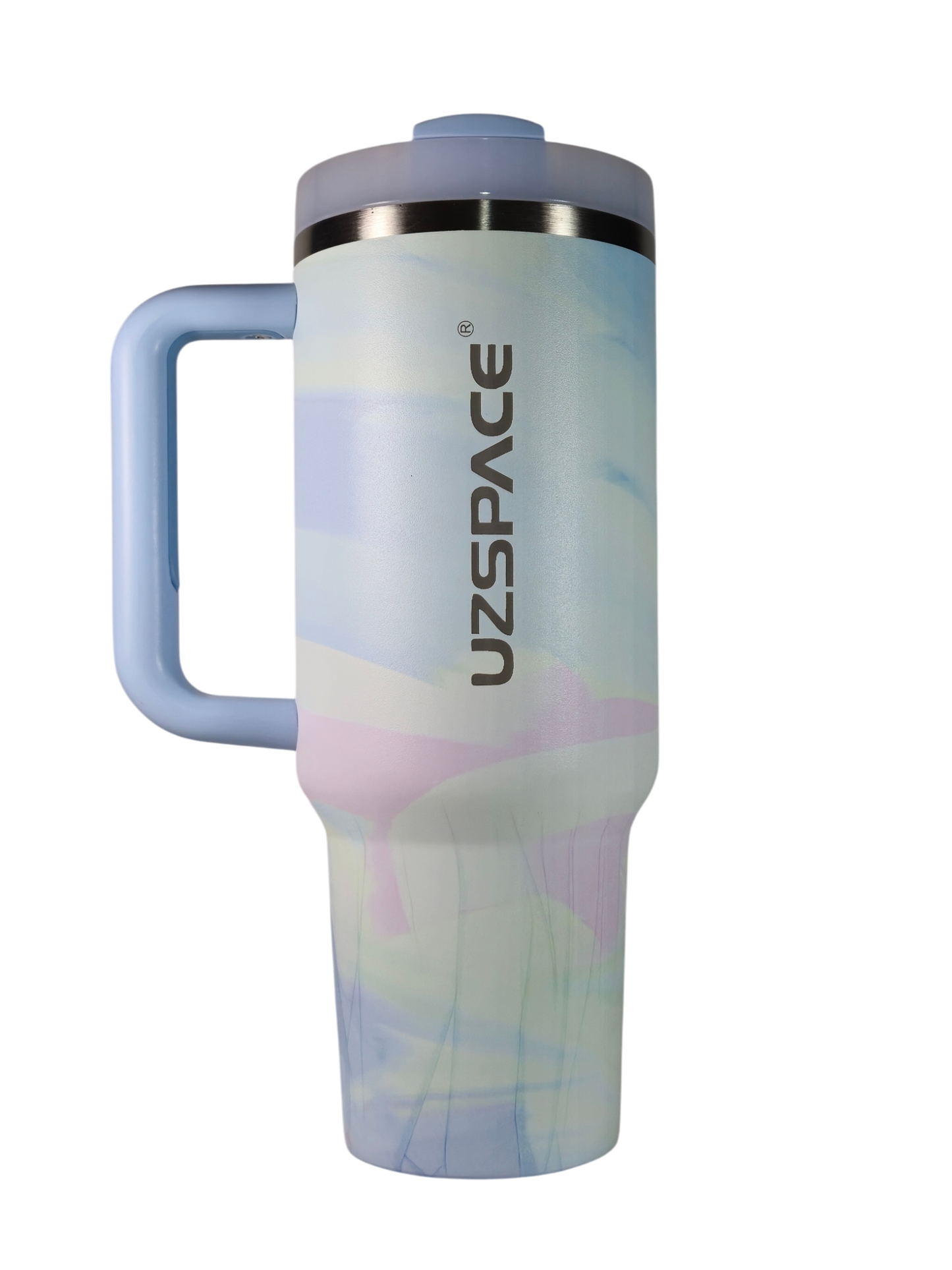 Vaso 40oz camuflado color celeste