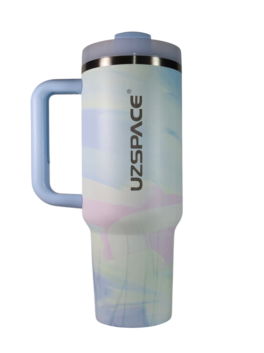 Vaso 40oz camuflado color celeste