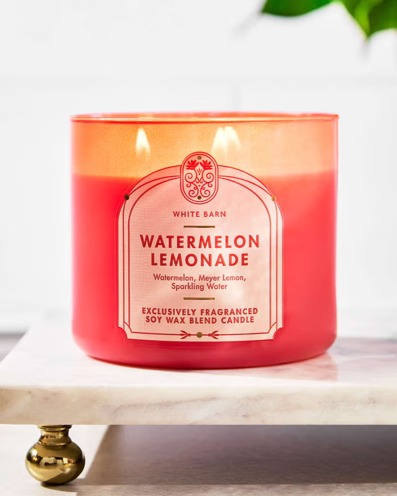 Vela 3 mechas Watermelon Lemonade