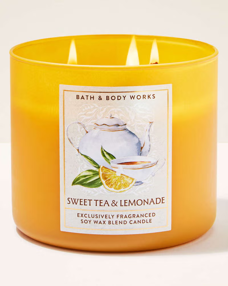 Vela 3 mechas Sweet Tea & Lemonade