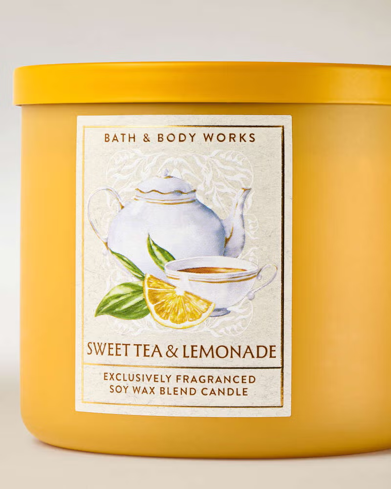 Vela 3 mechas Sweet Tea & Lemonade
