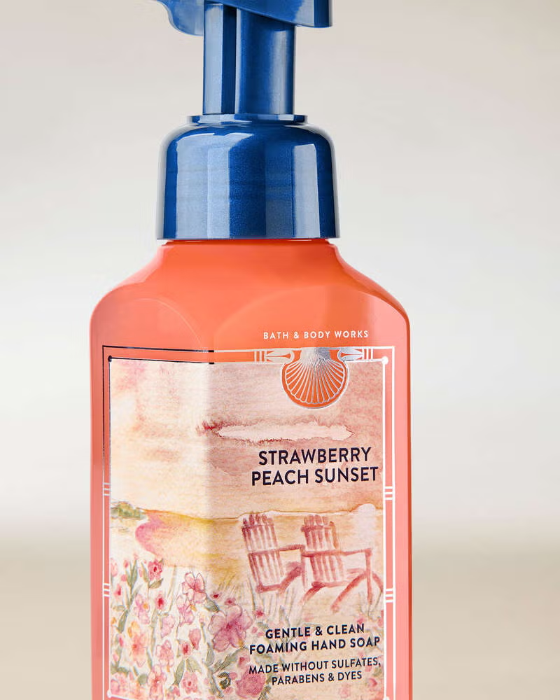 Jabón de manos espumoso Strawberry Peach Sunset