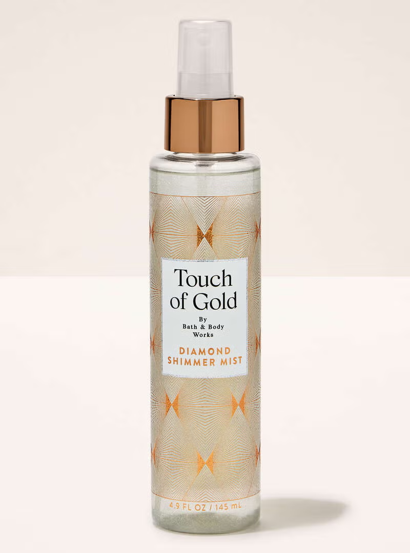 Splash corporal con brillo Touch of Gold