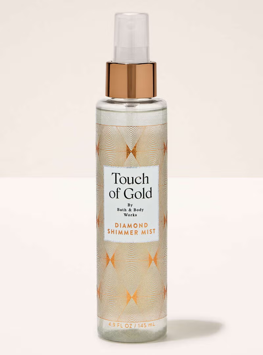 Splash corporal con brillo Touch of Gold