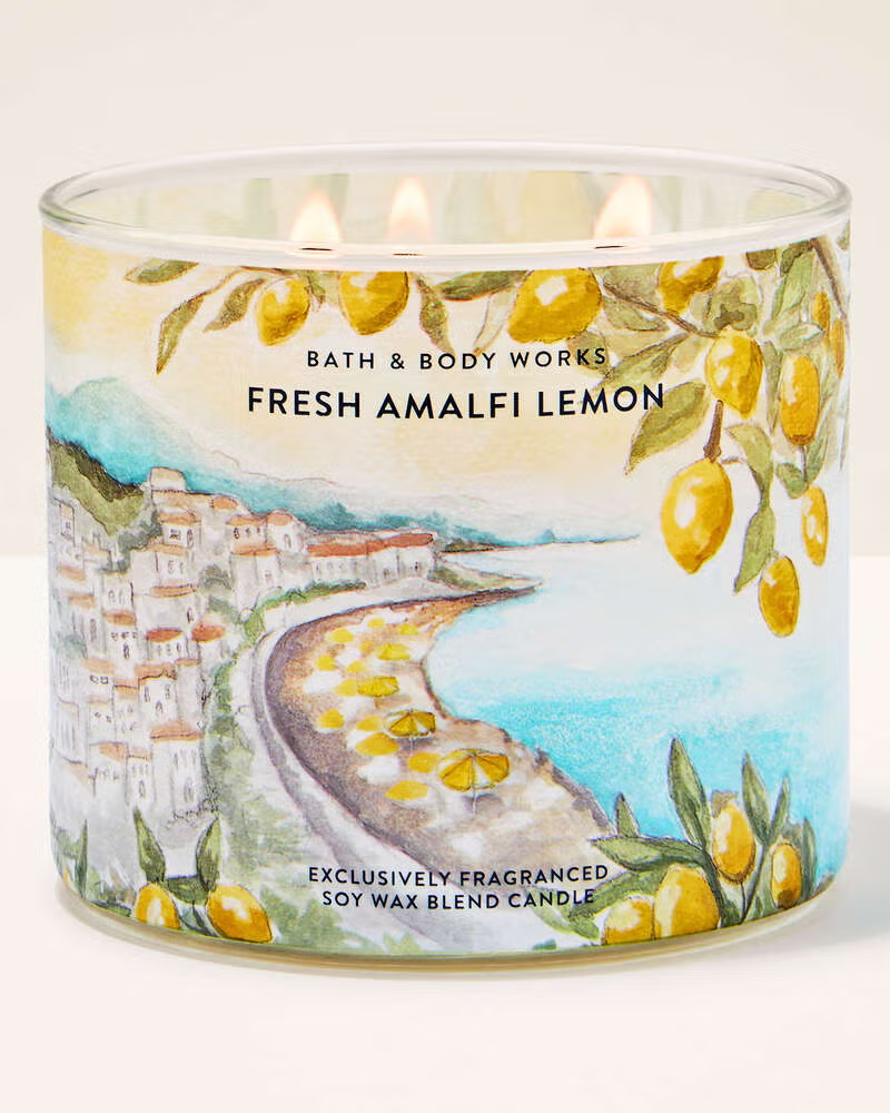 Vela 3 mechas Fresh Amalfi Lemon