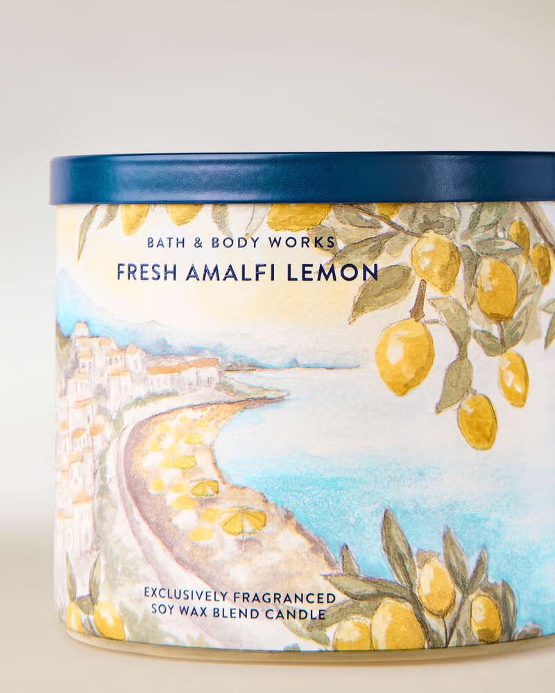 Vela 3 mechas Fresh Amalfi Lemon
