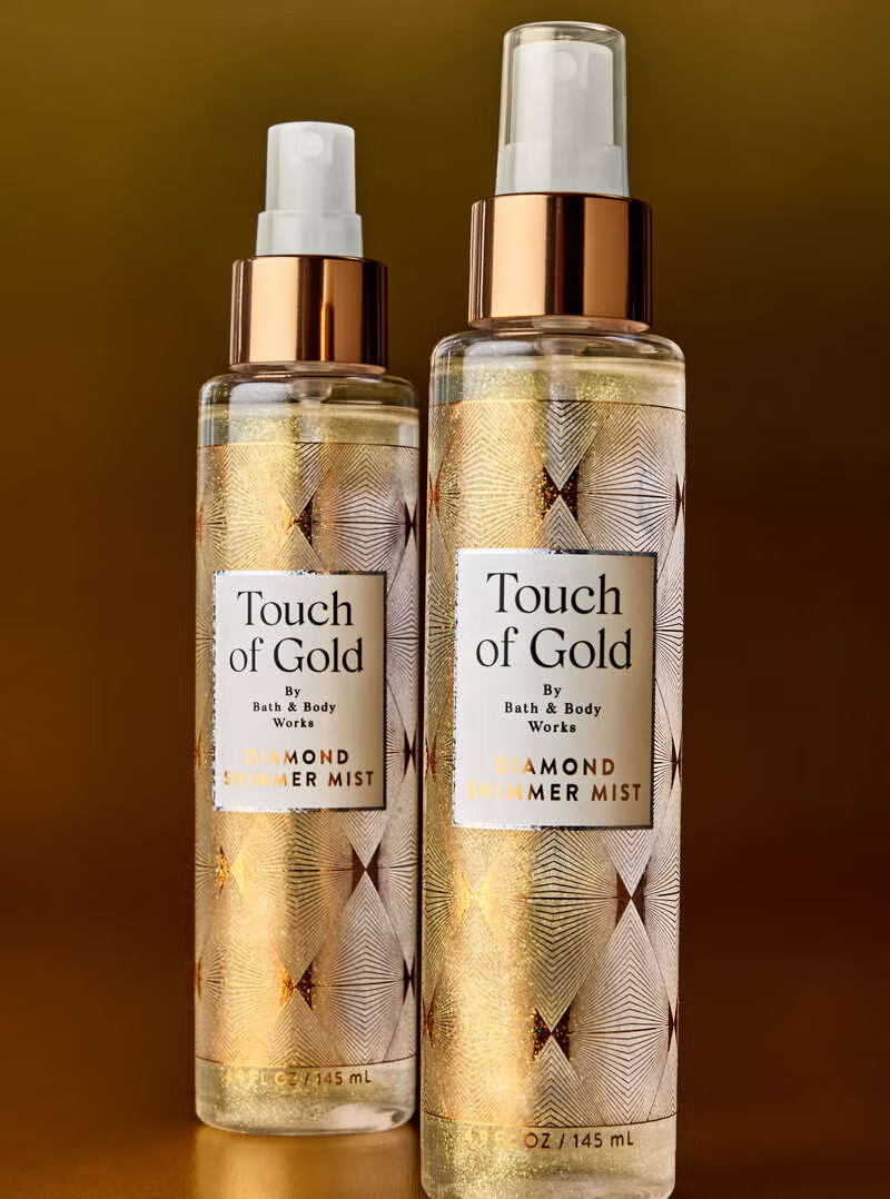 Splash corporal con brillo Touch of Gold