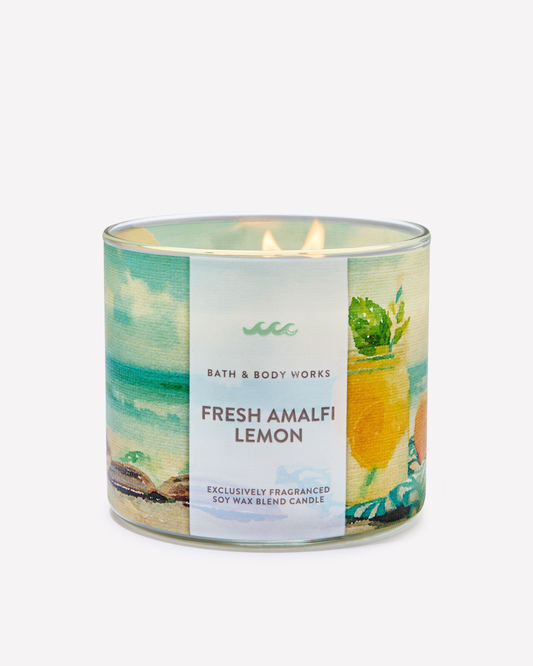 Vela 3 mechas Fresh Amalfi Lemon