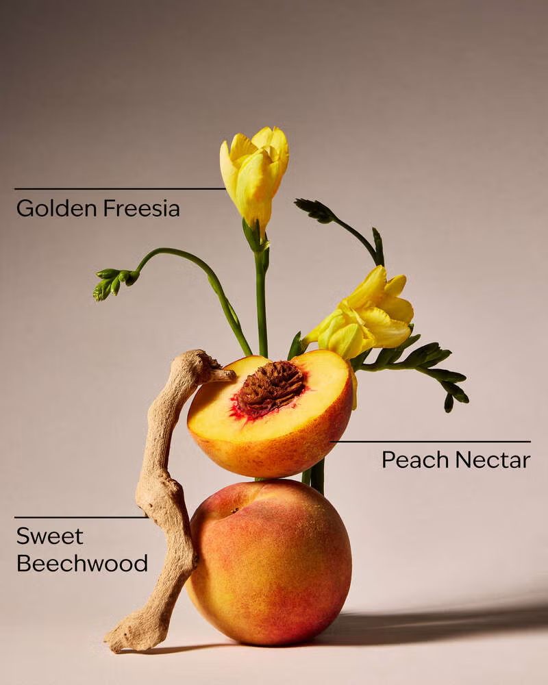 Vela 3 mechas Peach Blossom & Nectar