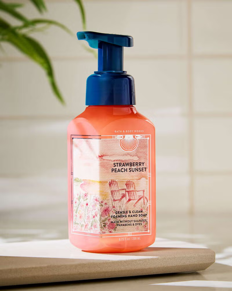 Jabón de manos espumoso Strawberry Peach Sunset