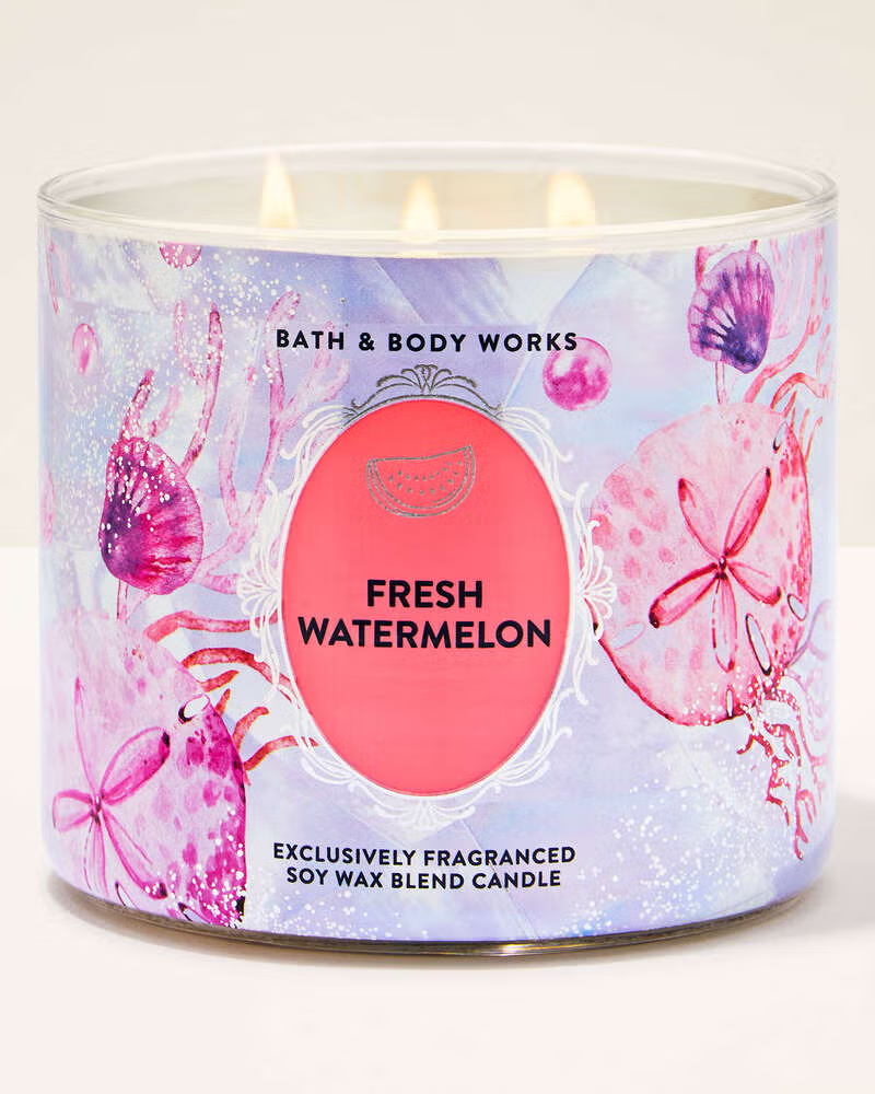 Vela 3 mechas Fresh Watermelon