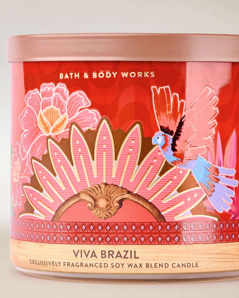 Vela 3 mechas Viva Brazil