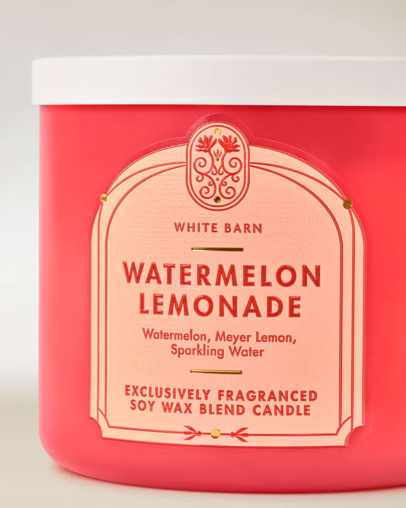 Vela 3 mechas Watermelon Lemonade