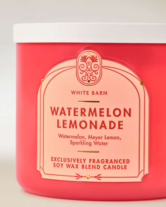 Vela 3 mechas Watermelon Lemonade
