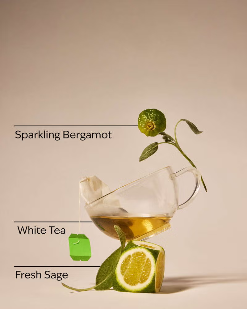 Vela 3 mechas White Tea & Sage