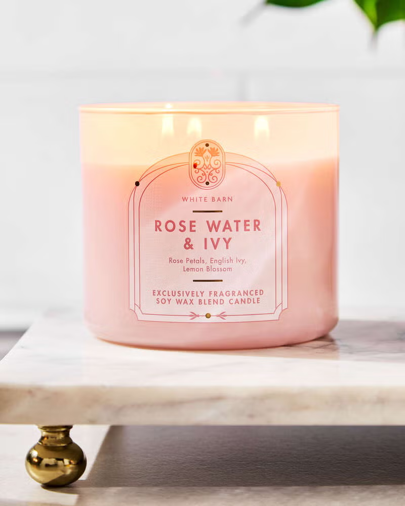 Vela 3 mechas Rose Water & Ivy