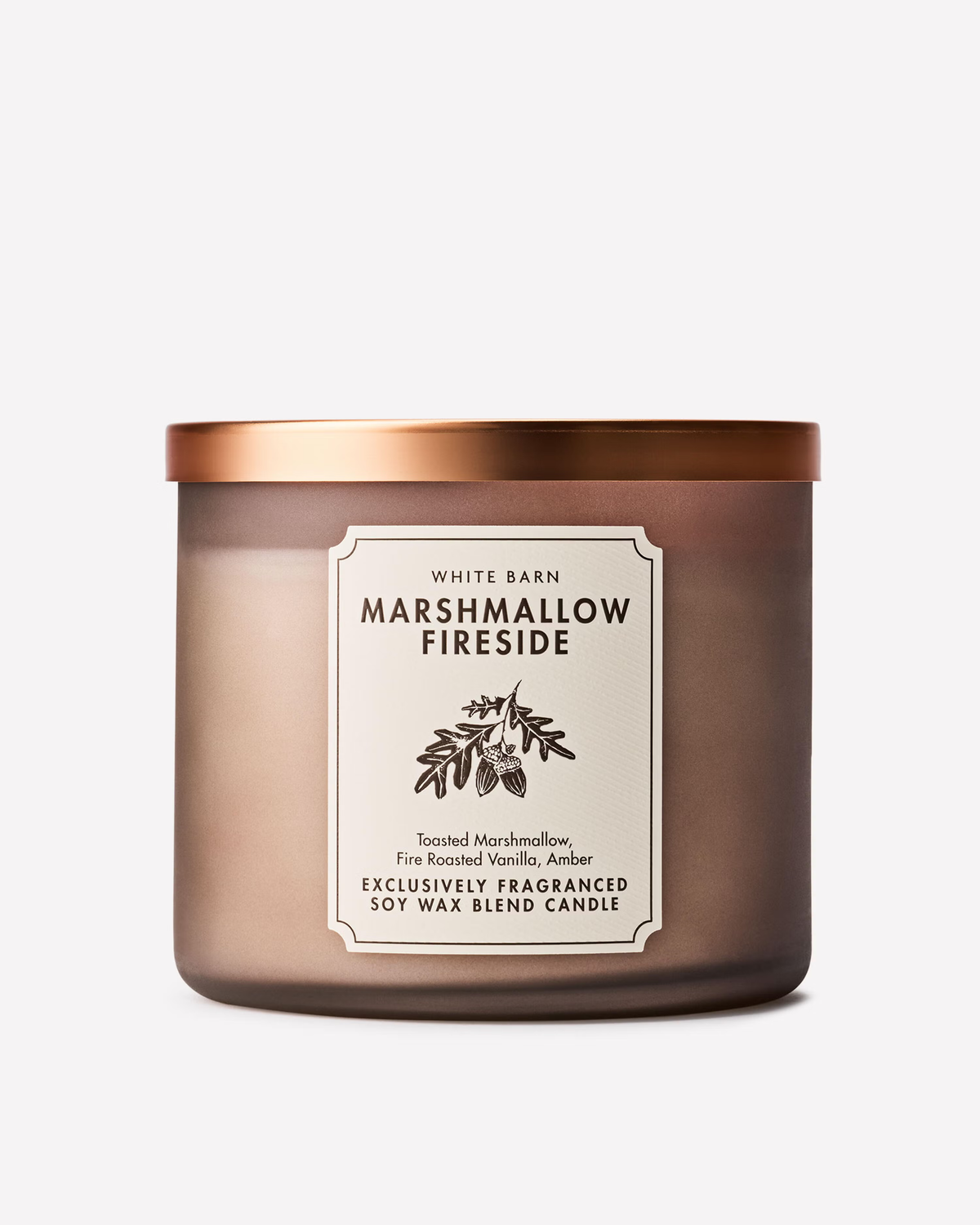 Vela 3 mechas Marshmallow Fireside