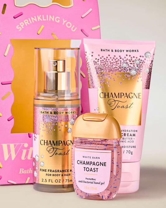 Mini set de regalo Champagne Toast
