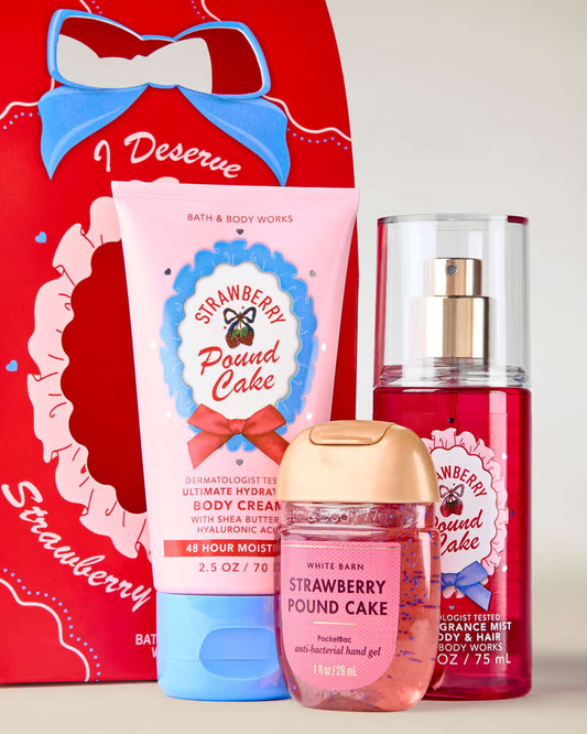 Mini set de regalo Strawberry Pound Cake