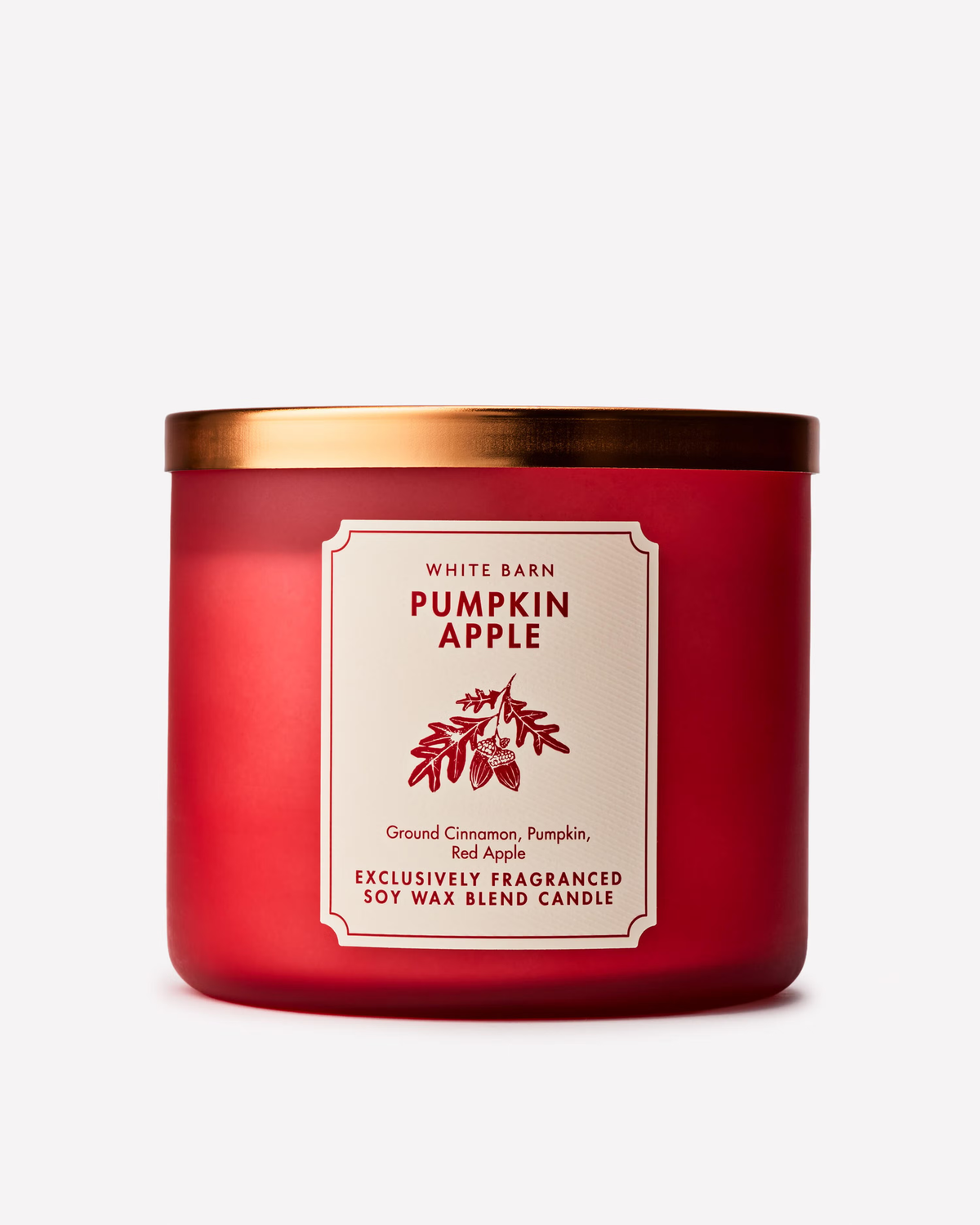 Vela 3 mechas Pumpkin Apple